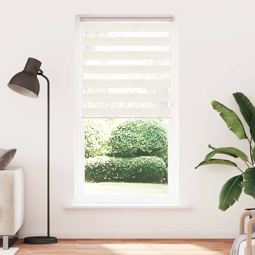 vidaXL Zebrarollo Marmorbeige 100x230 cm Stoffbreite 95,9 cm Polyester