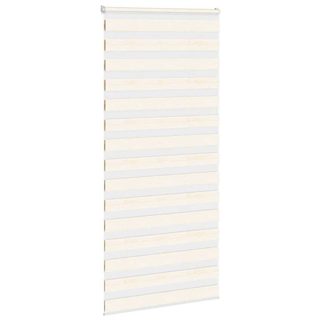 vidaXL Zebrarollo Marmorbeige 100x230 cm Stoffbreite 95,9 cm Polyester