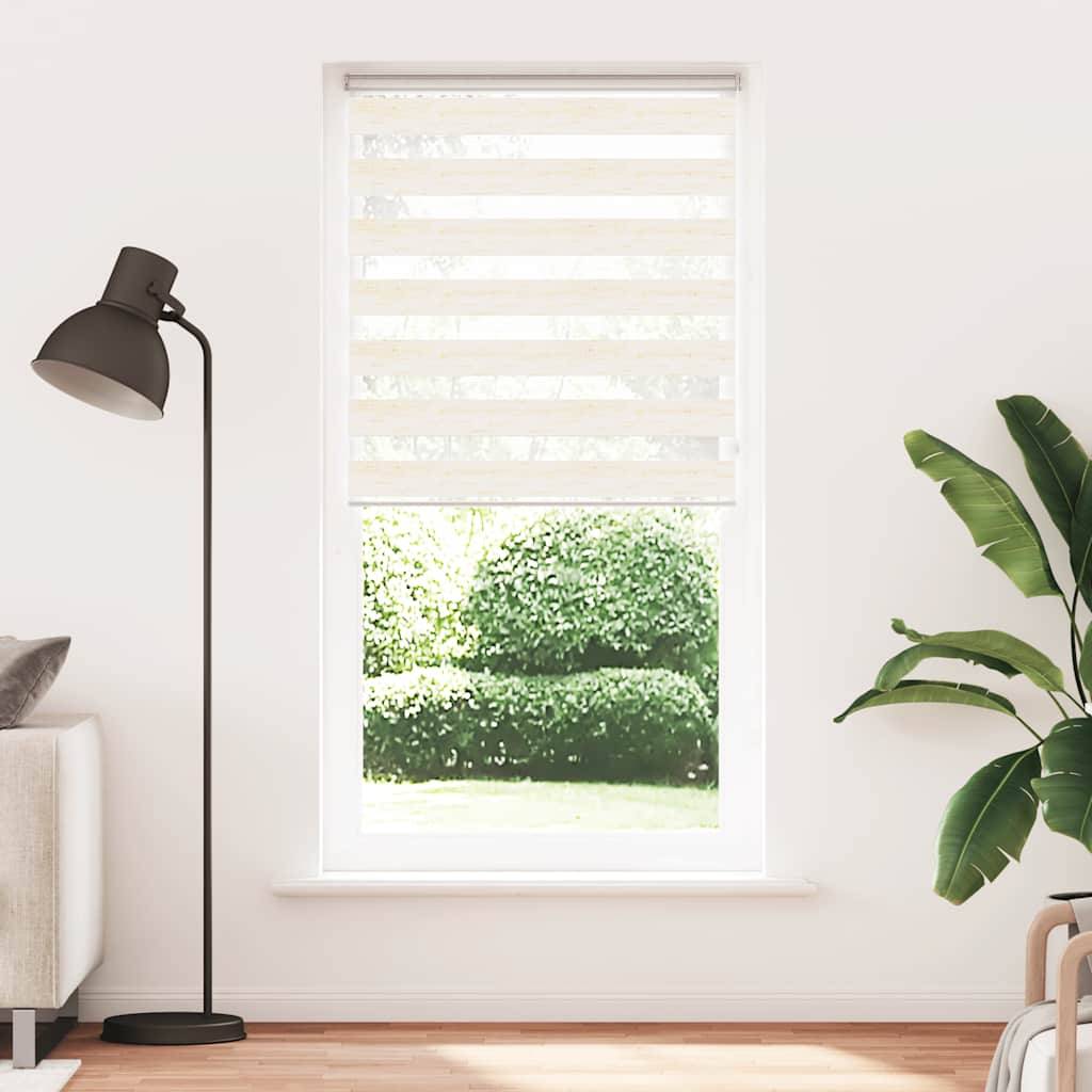 vidaXL Zebrarollo Marmorbeige 110x200cm Stoffbreite 105,9 cm Polyester