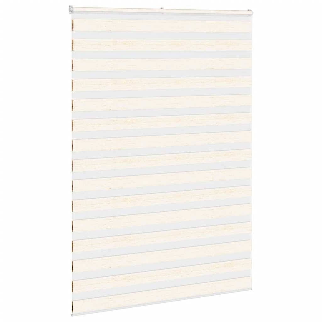 vidaXL Zebrarollo Marmorbeige 165x230cm Stoffbreite 160,9 cm Polyester