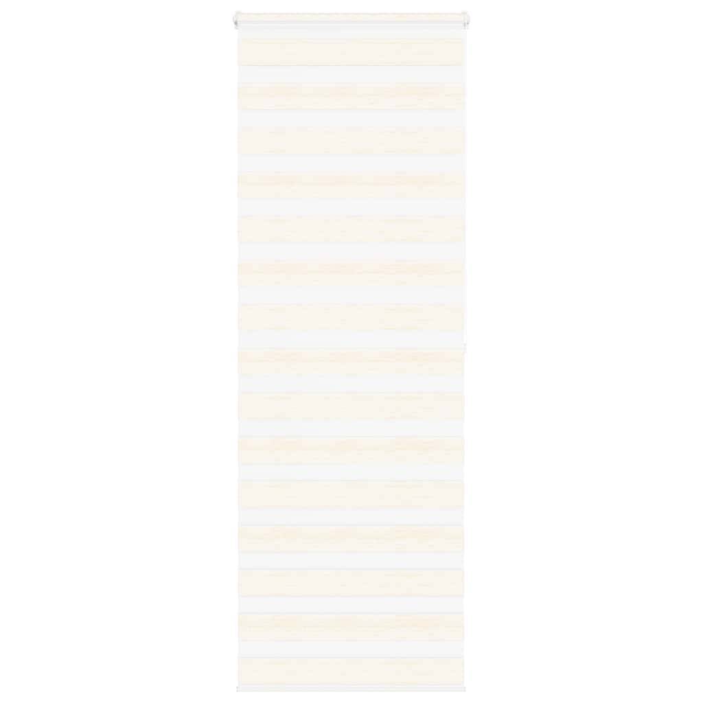vidaXL Zebrarollo Marmorbeige 70x200 cm Stoffbreite 65,9 cm Polyester