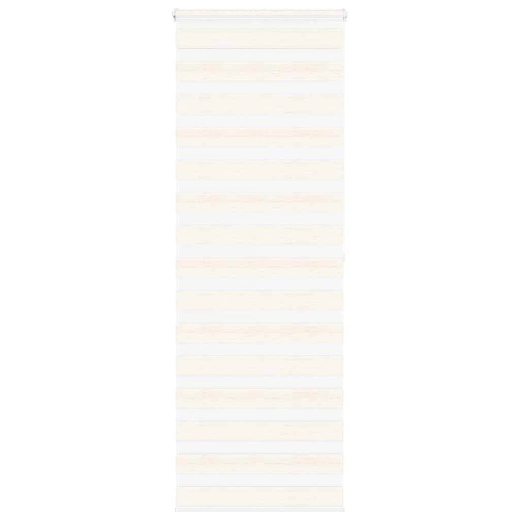 vidaXL Zebrarollo Marmorbeige 75x200 cm Stoffbreite 70,9 cm Polyester