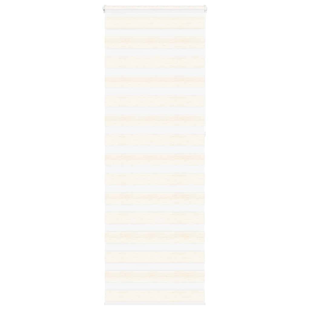 vidaXL Zebrarollo Marmorbeige 70x230 cm Stoffbreite 65,9 cm Polyester