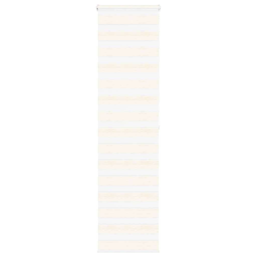 vidaXL Zebrarollo Marmorbeige 60x200 cm Stoffbreite 55,9 cm Polyester