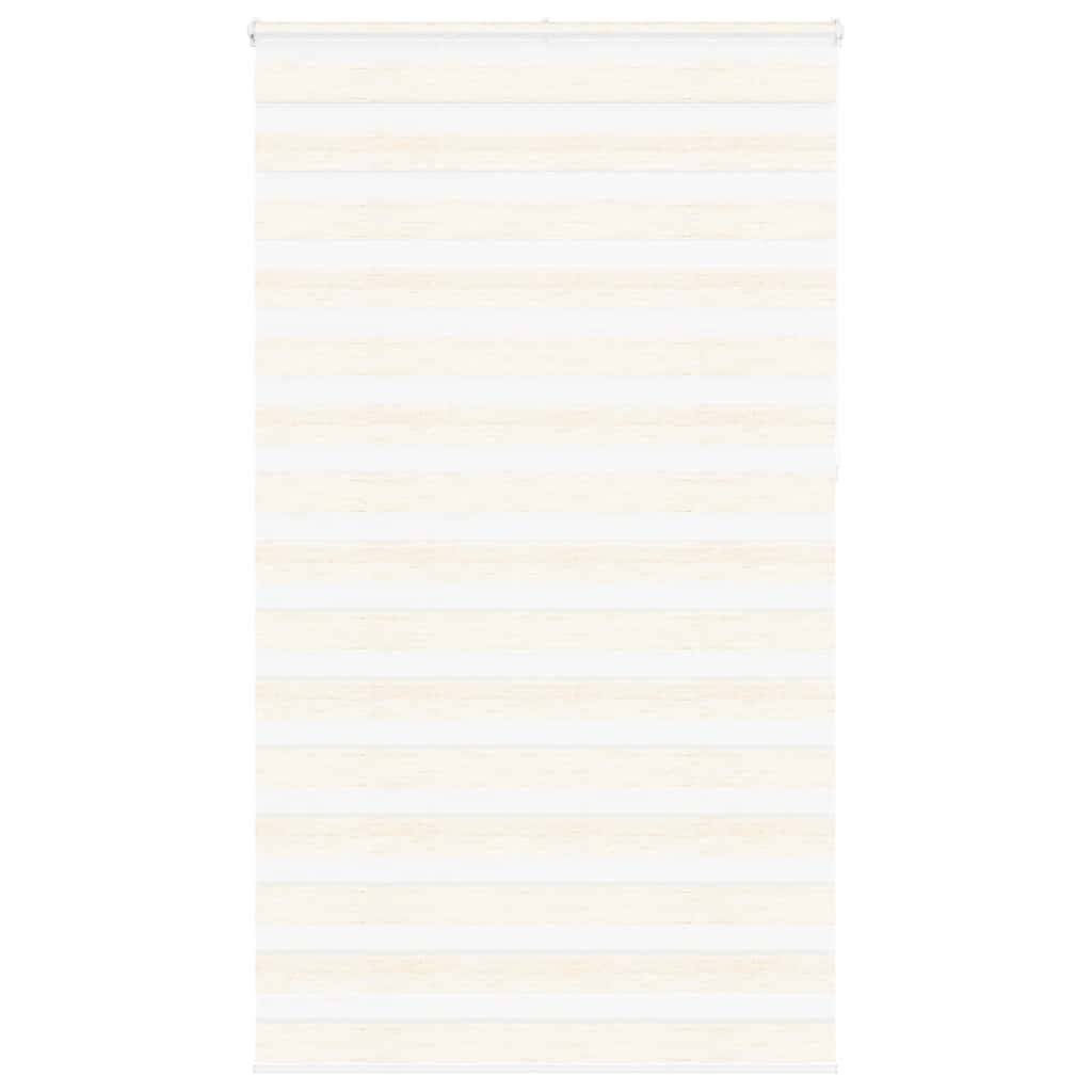 vidaXL Zebrarollo Marmorbeige 135x230cm Stoffbreite 130,9 cm Polyester