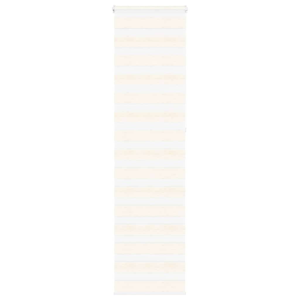 vidaXL Zebrarollo Marmorbeige 60x230 cm Stoffbreite 55,9 cm Polyester