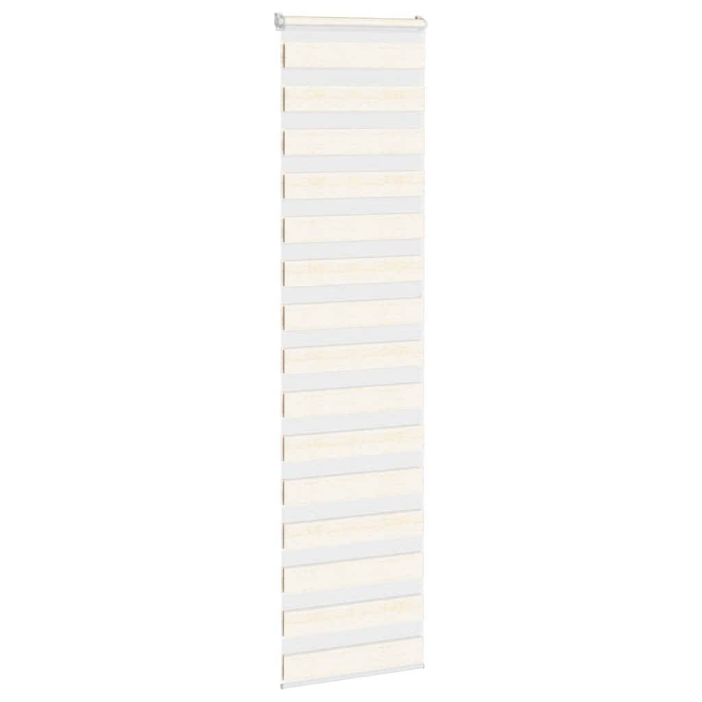 vidaXL Zebrarollo Marmorbeige 60x230 cm Stoffbreite 55,9 cm Polyester