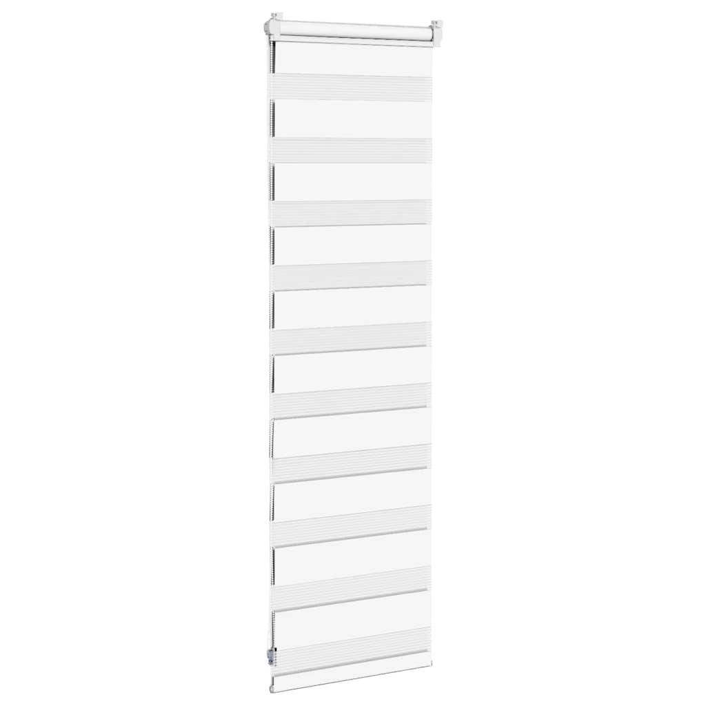 vidaXL Zebrarollo Weiß 50x100 cm Stoffbreite 45,9 cm Polyester
