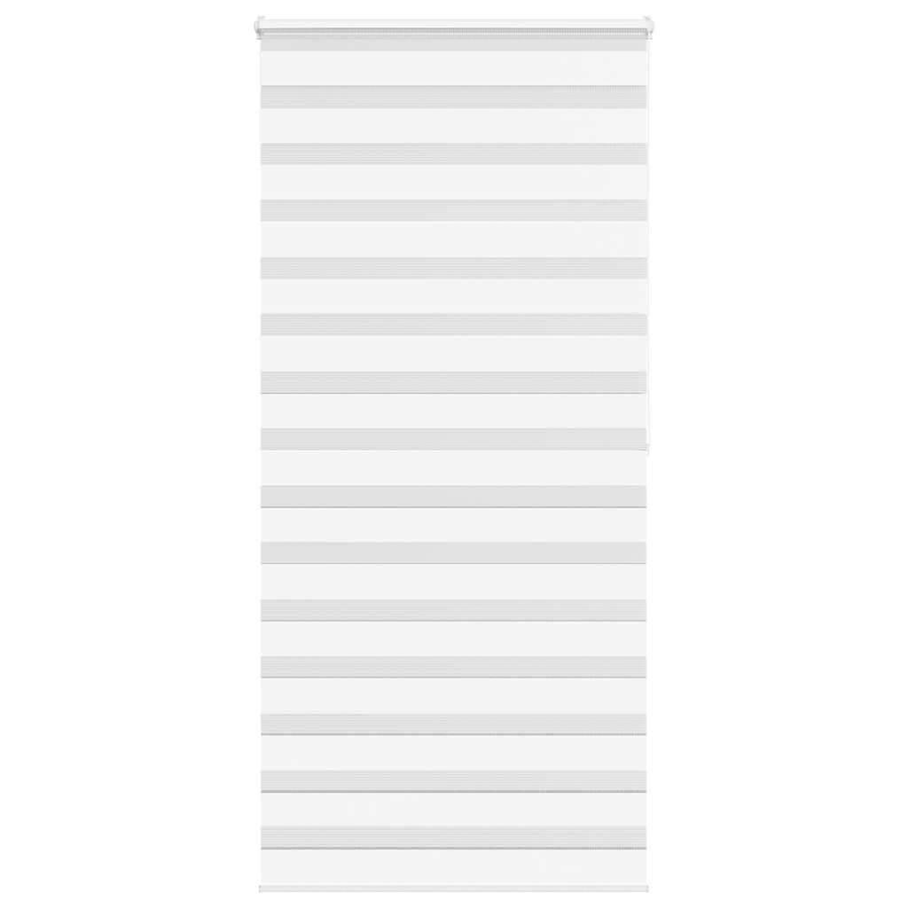 vidaXL Zebrarollo Weiß 100x200 cm Stoffbreite 95,9 cm Polyester