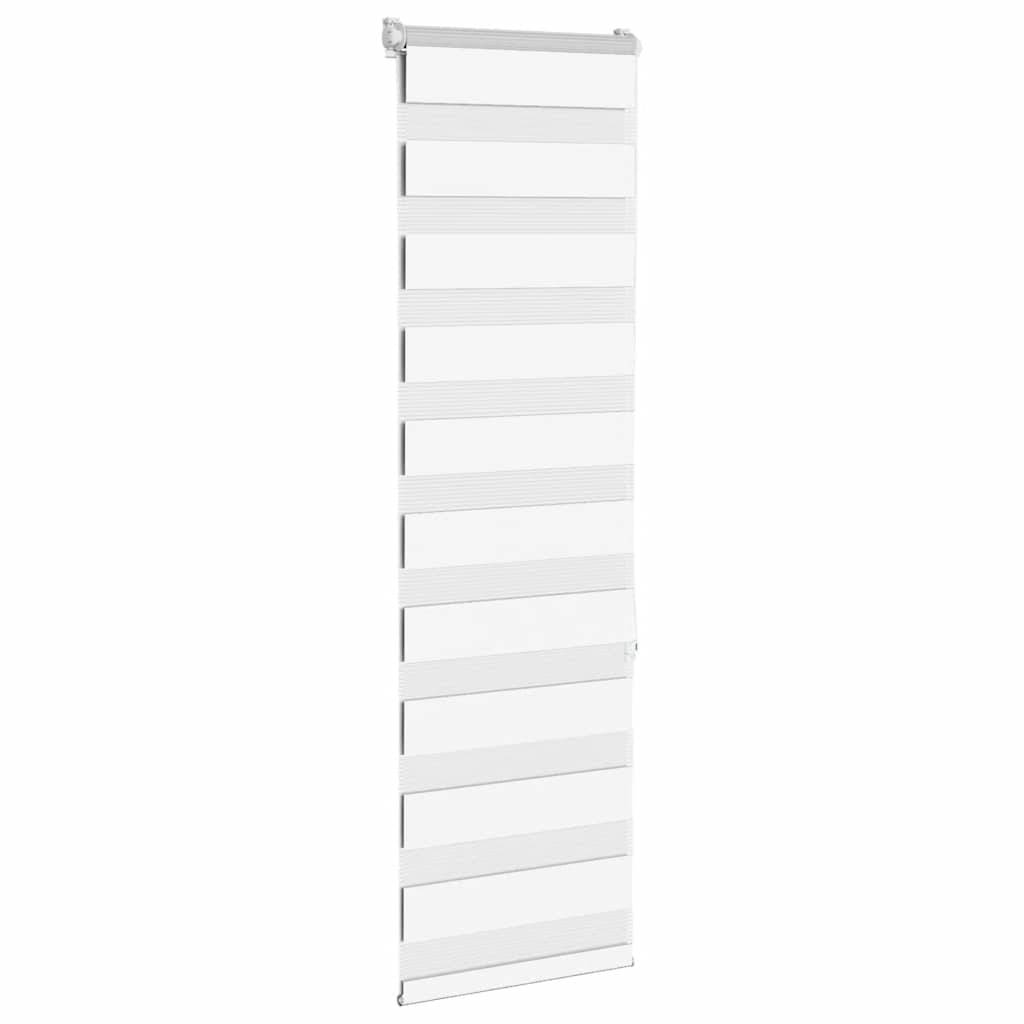 vidaXL Zebrarollo Weiß 45x150 cm Stoffbreite 40,9 cm Polyester