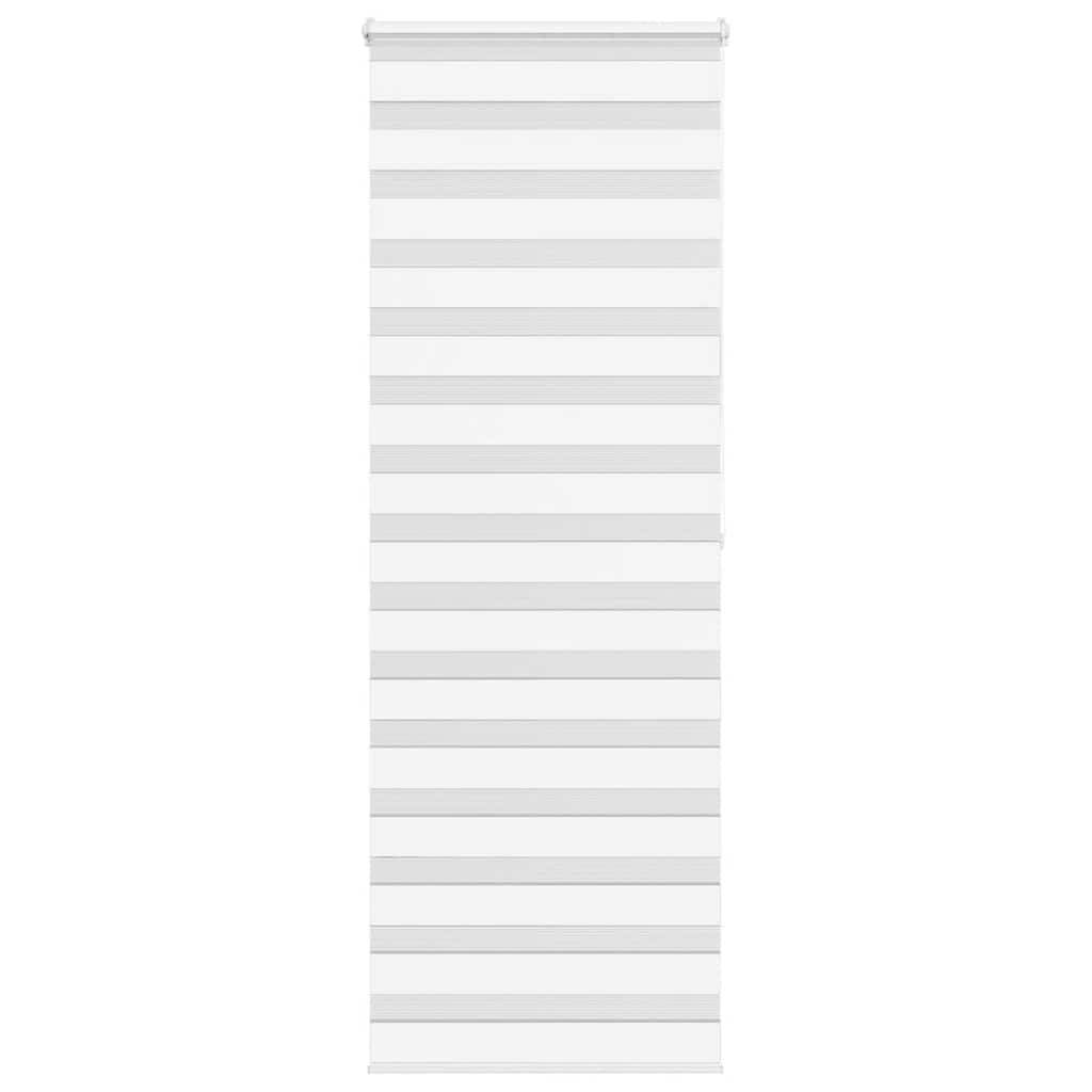 vidaXL Zebrarollo Weiß 85x200 cm Stoffbreite 80,9 cm Polyester