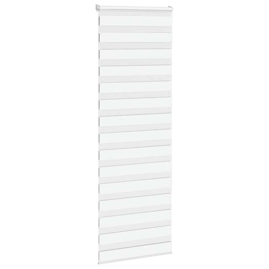 vidaXL Zebrarollo Weiß 80x230 cm Stoffbreite 75,9 cm Polyester