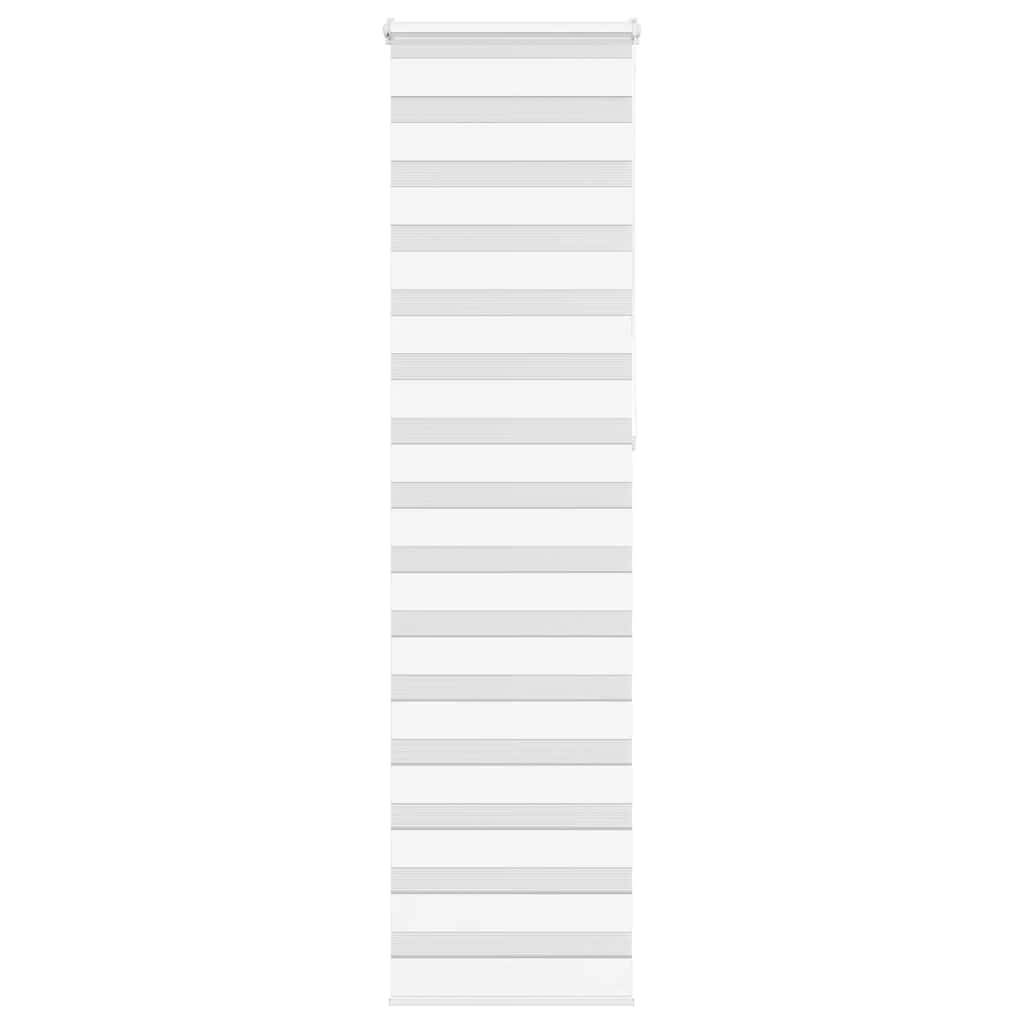 vidaXL Zebrarollo Weiß 65x230 cm Stoffbreite 60,9 cm Polyester