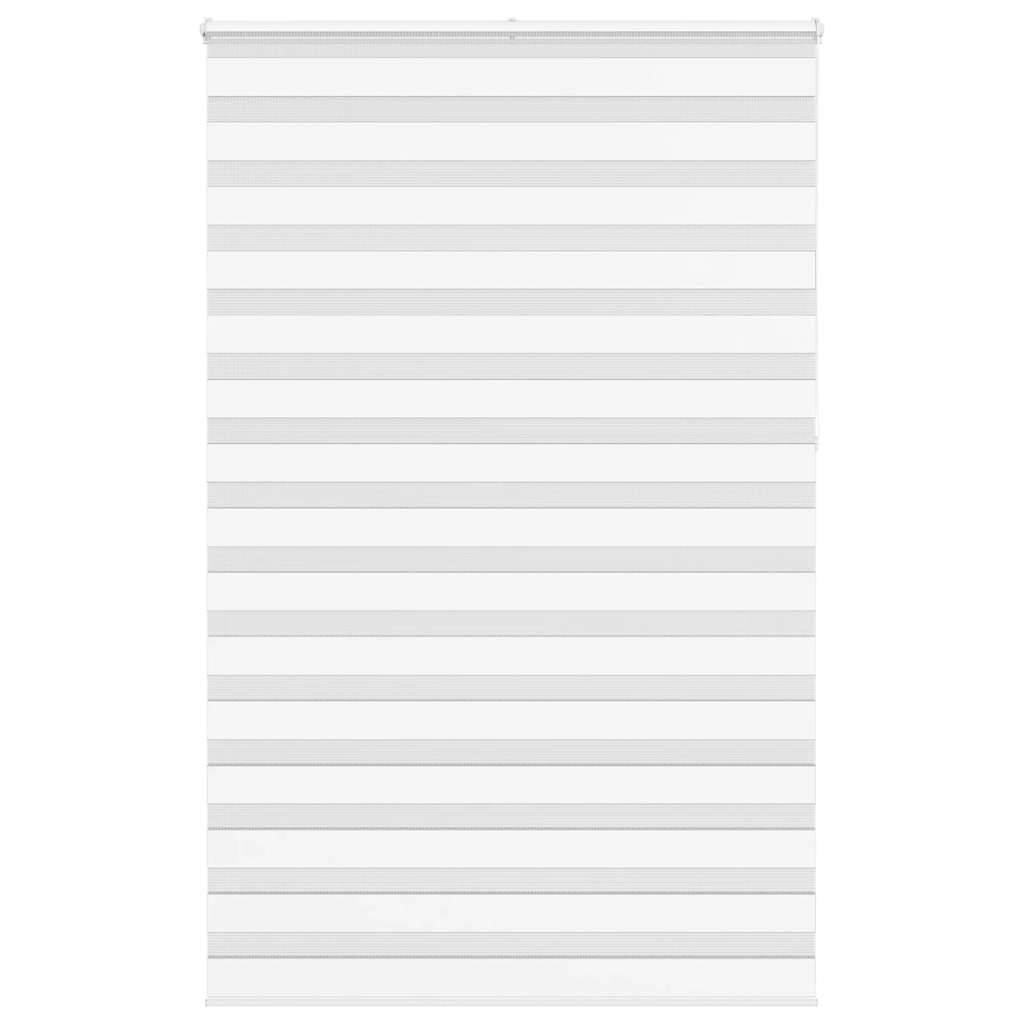 vidaXL Zebrarollo Weiß 145x230 cm Stoffbreite 140,9 cm Polyester