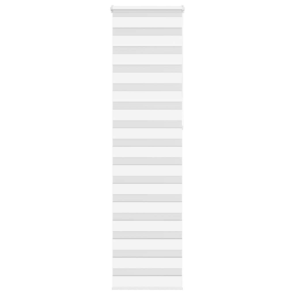 vidaXL Zebrarollo Weiß 60x230 cm Stoffbreite 55,9 cm Polyester