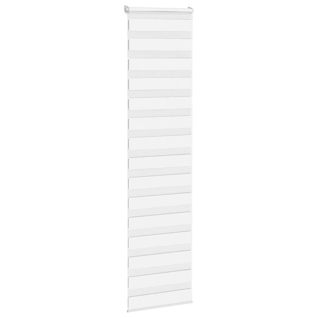 vidaXL Zebrarollo Weiß 60x230 cm Stoffbreite 55,9 cm Polyester