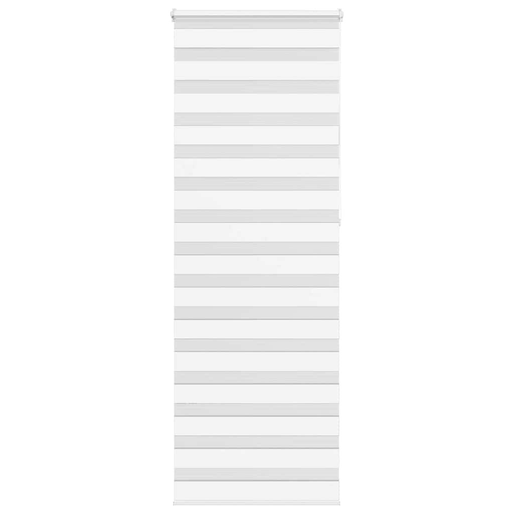 vidaXL Zebrarollo Weiß 85x230 cm Stoffbreite 80,9 cm Polyester