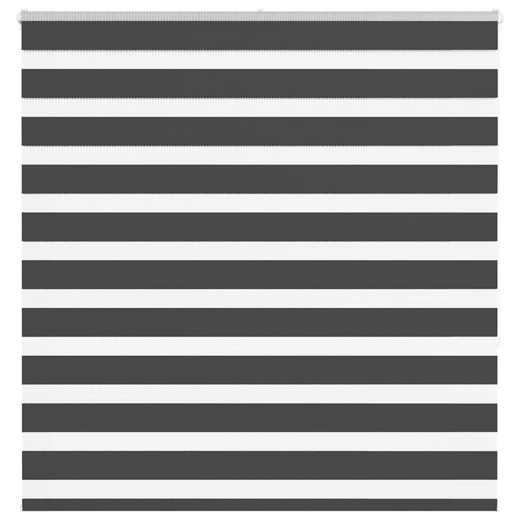 vidaXL Zebrarollo Schwarz 145x150 cm Stoffbreite 140,9 cm Polyester