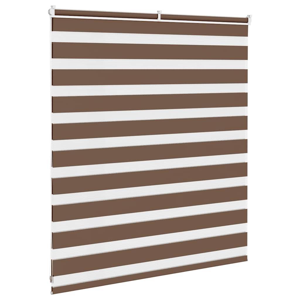vidaXL Zebrarollo Braun 135x100 cm Stoffbreite 130,9 cm Polyester