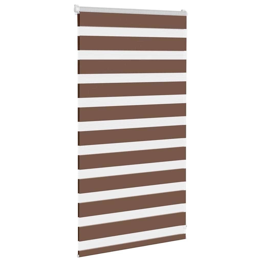 vidaXL Zebrarollo Braun 90x100 cm Stoffbreite 85,9 cm Polyester