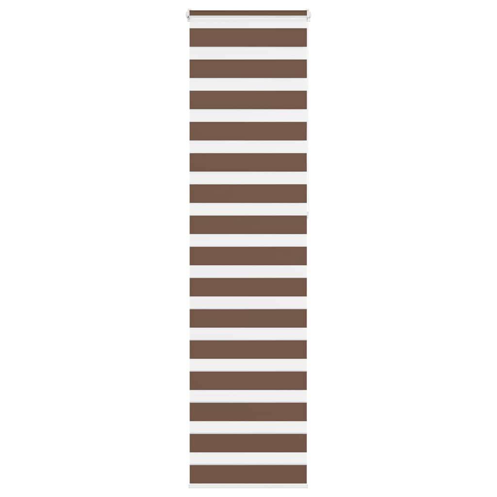 vidaXL Zebrarollo Braun 60x230 cm Stoffbreite 55,9 cm Polyester