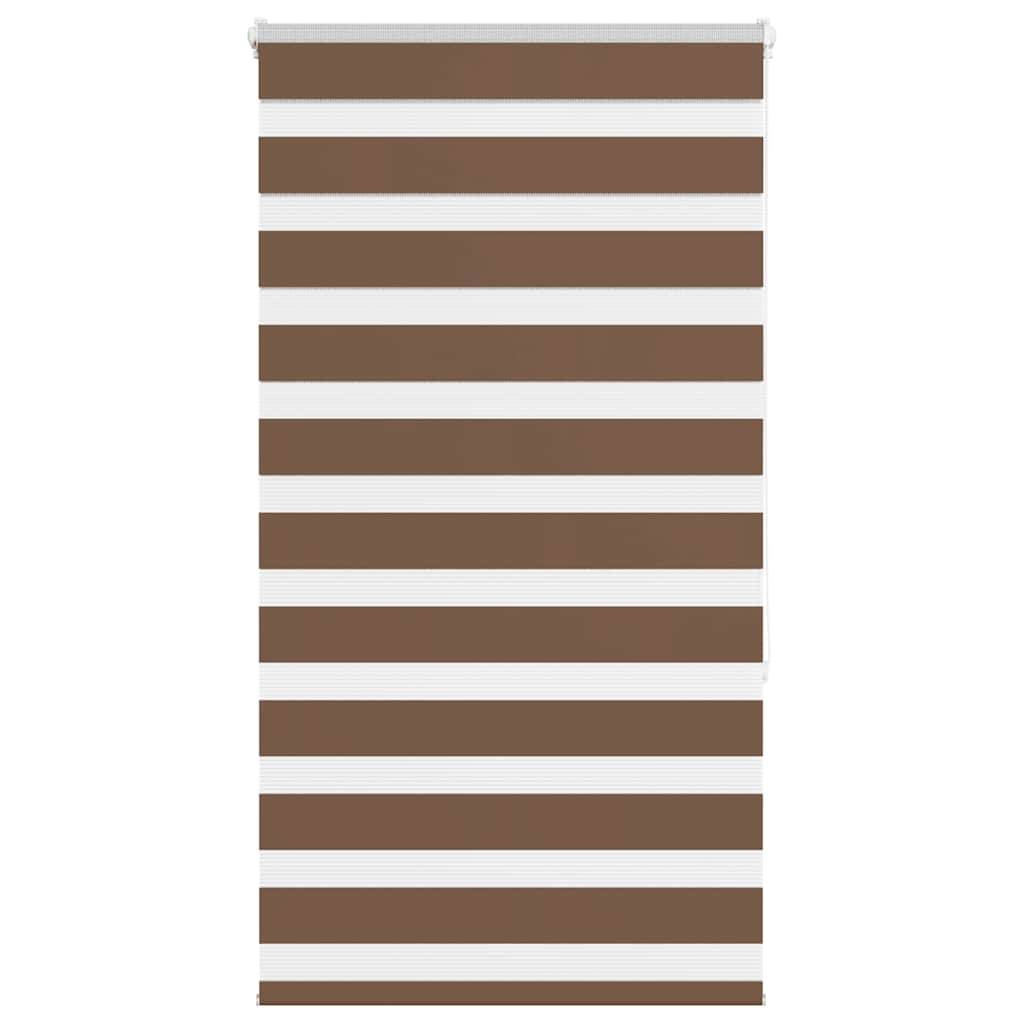 vidaXL Zebrarollo Braun 75x150 cm Stoffbreite 70,9 cm Polyester