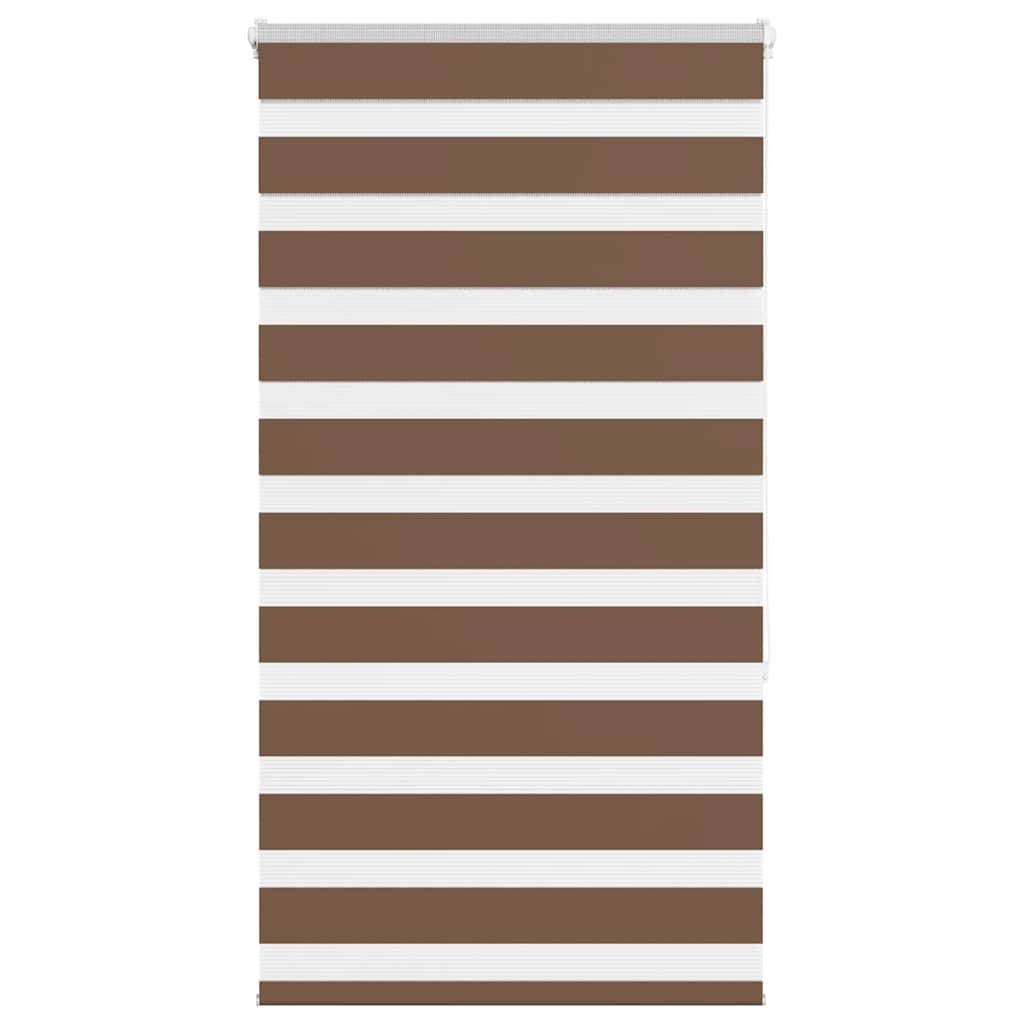 vidaXL Zebrarollo Braun 90x150 cm Stoffbreite 85,9 cm Polyester