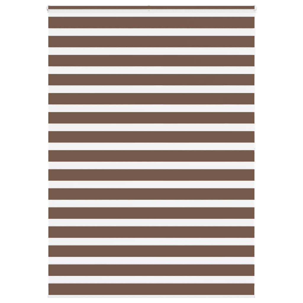 vidaXL Zebrarollo Braun 155x200 cm Stoffbreite 150,9 cm Polyester