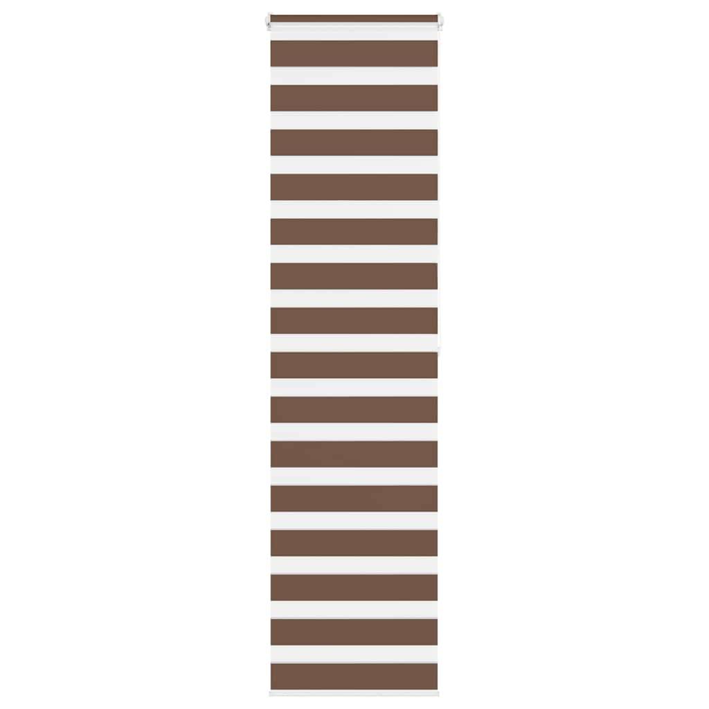 vidaXL Zebrarollo Braun 60x200 cm Stoffbreite 55,9 cm Polyester