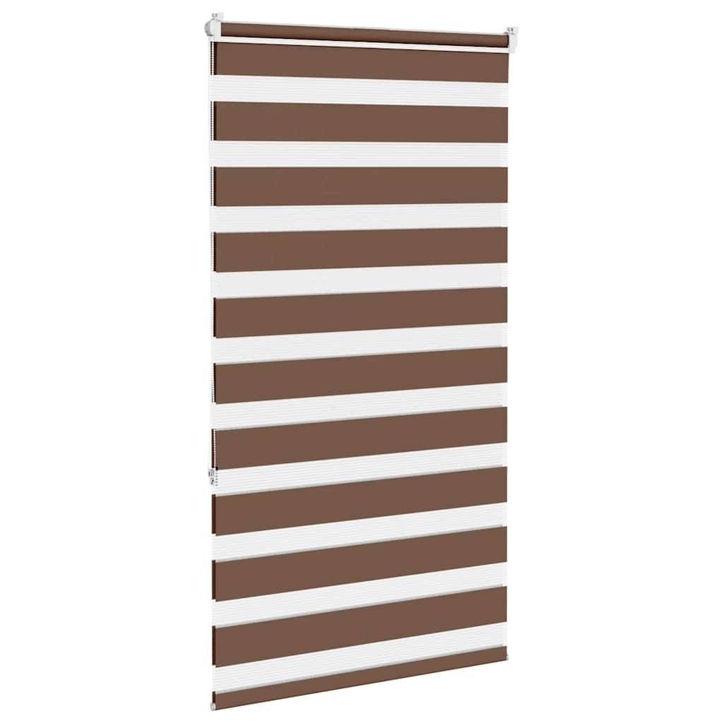 vidaXL Zebrarollo Braun 75x150 cm Stoffbreite 70,9 cm Polyester