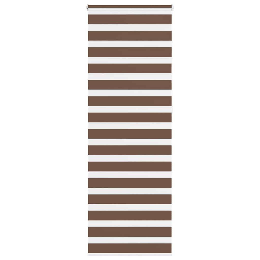 vidaXL Zebrarollo Braun 85x230 cm Stoffbreite 80,9 cm Polyester