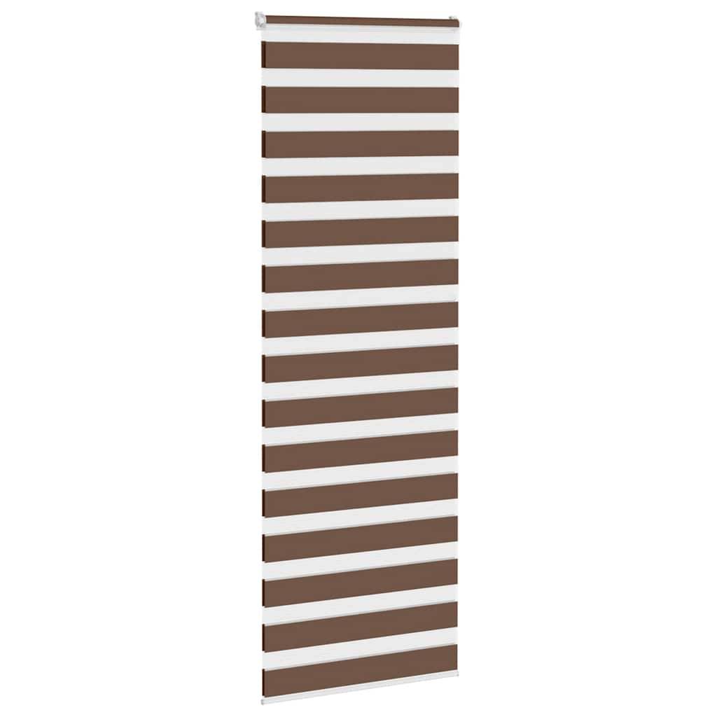 vidaXL Zebrarollo Braun 70x230 cm Stoffbreite 65,9 cm Polyester