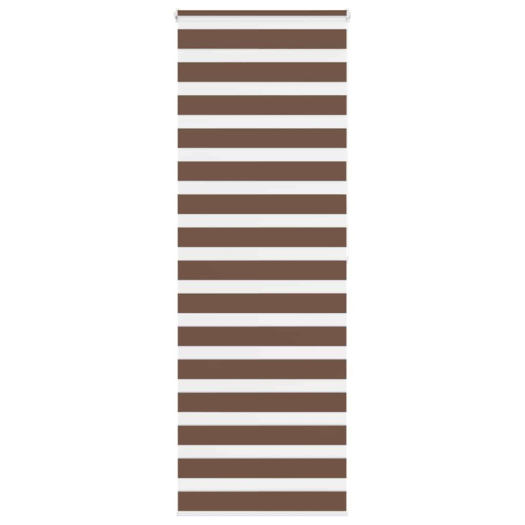 vidaXL Zebrarollo Braun 75x200 cm Stoffbreite 70,9 cm Polyester
