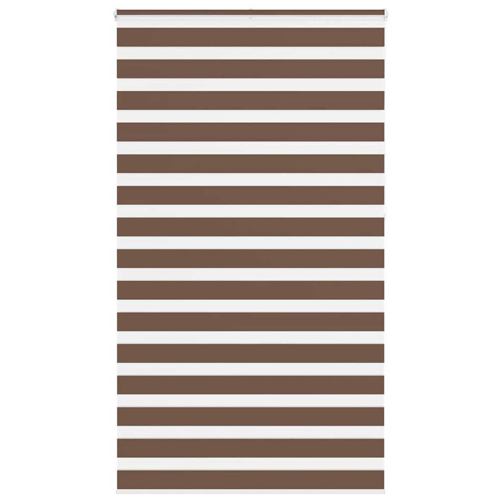 vidaXL Zebrarollo Braun 125x230 cm Stoffbreite 120,9 cm Polyester