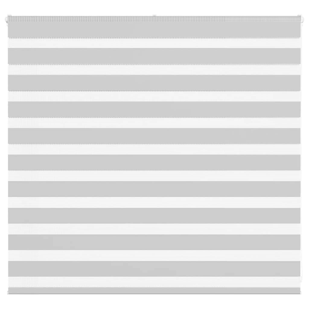 vidaXL Zebrarollo Hellgrau 165x100 cm Stoffbreite 160,9 cm Polyester