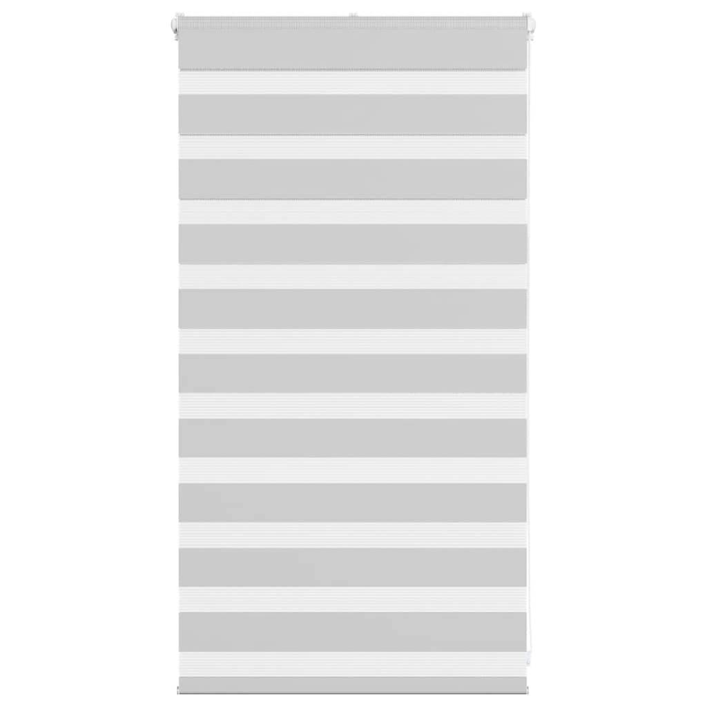 vidaXL Zebrarollo Hellgrau 75x100 cm Stoffbreite 70,9 cm Polyester