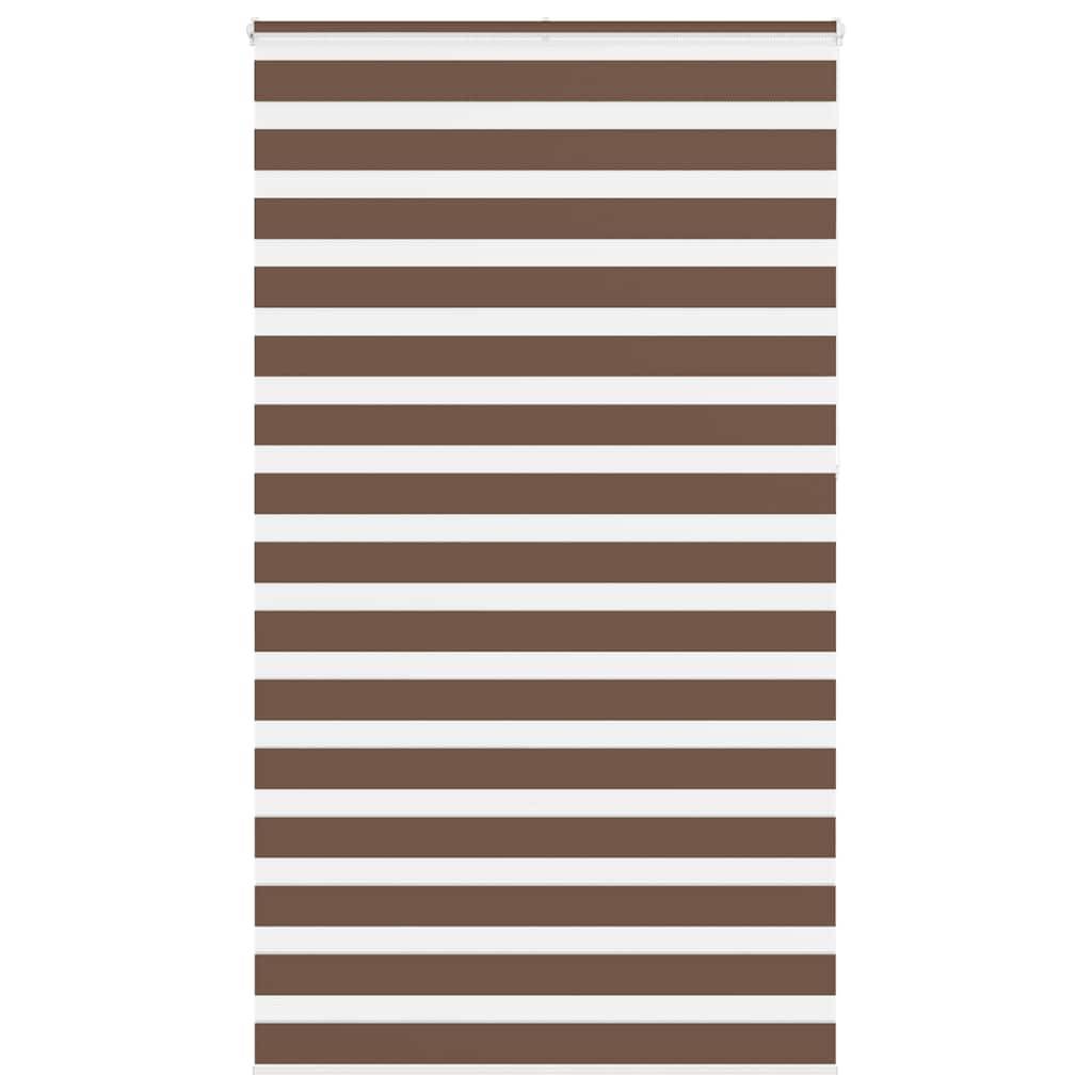 vidaXL Zebrarollo Braun 130x230 cm Stoffbreite 125,9 cm Polyester
