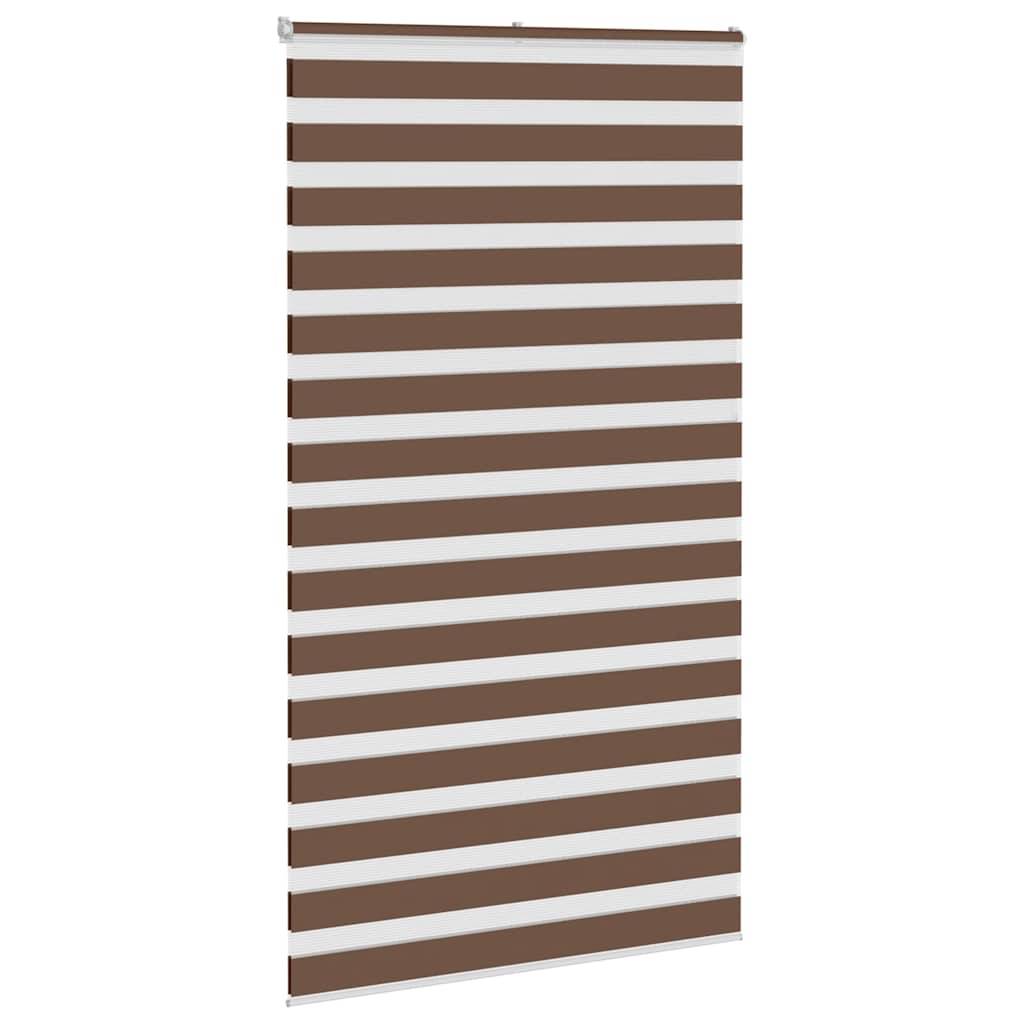 vidaXL Zebrarollo Braun 130x230 cm Stoffbreite 125,9 cm Polyester
