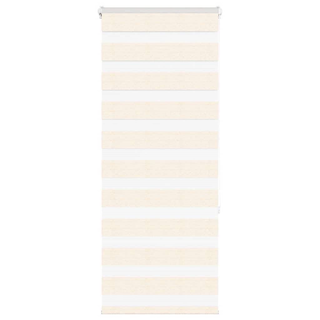 vidaXL Zebrarollo Marmorbeige 55x150 cm Stoffbreite 50,9 cm Polyester