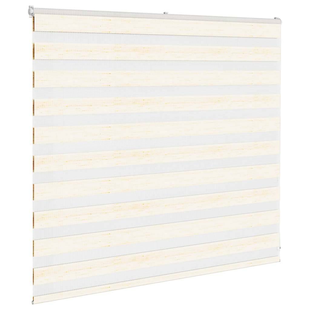 vidaXL Zebrarollo Marmorbeige 165x100cm Stoffbreite 160,9 cm Polyester