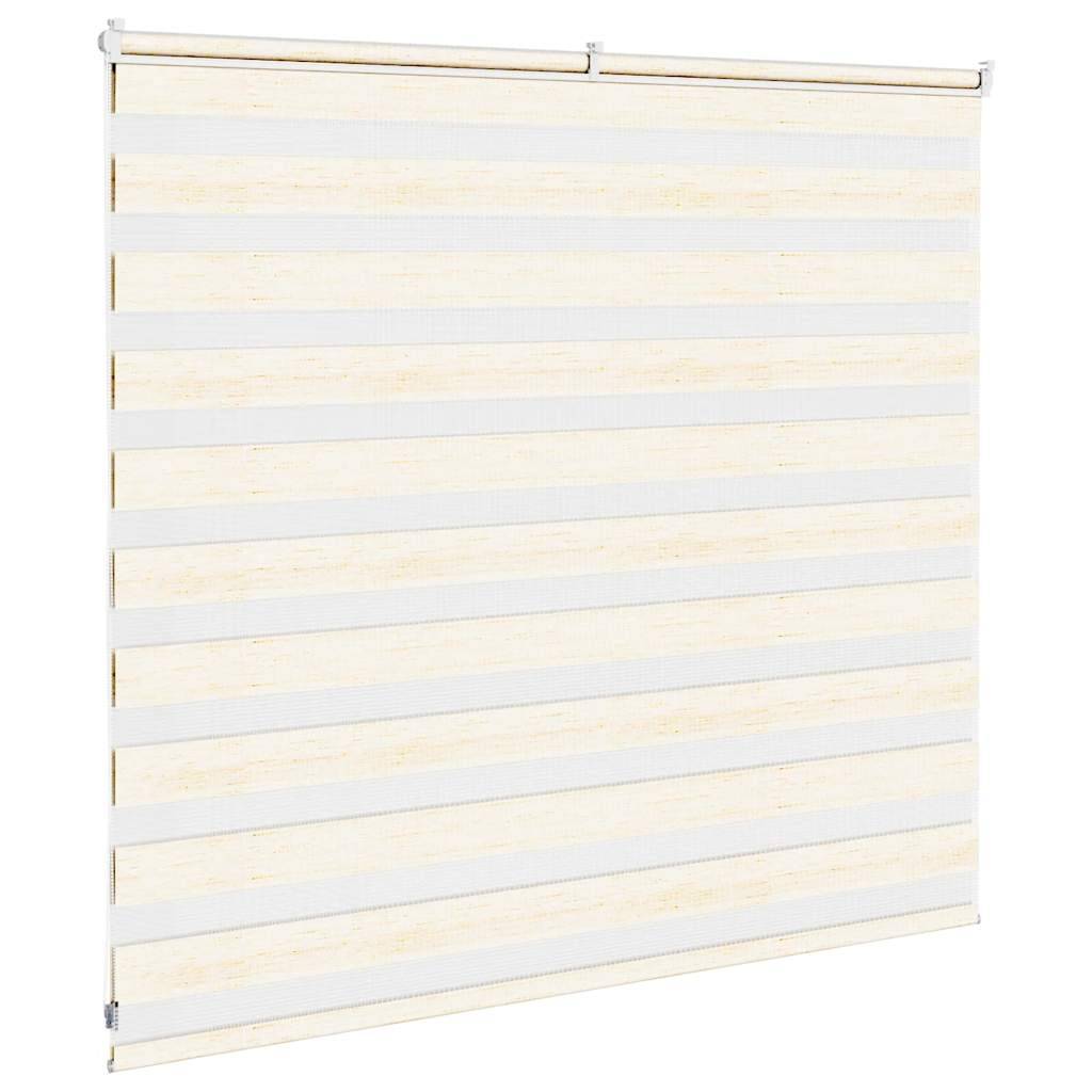 vidaXL Zebrarollo Marmorbeige 155x100cm Stoffbreite 150,9 cm Polyester