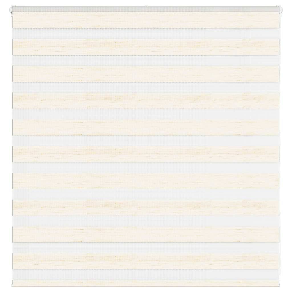 vidaXL Zebrarollo Marmorbeige 140x100cm Stoffbreite 135,9 cm Polyester