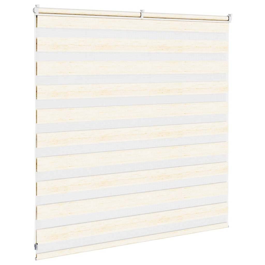 vidaXL Zebrarollo Marmorbeige 140x100cm Stoffbreite 135,9 cm Polyester