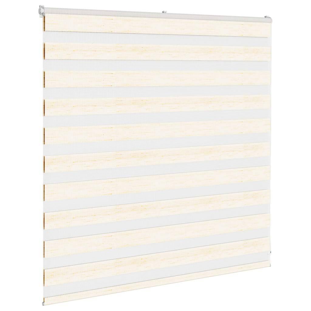 vidaXL Zebrarollo Marmorbeige 140x100cm Stoffbreite 135,9 cm Polyester
