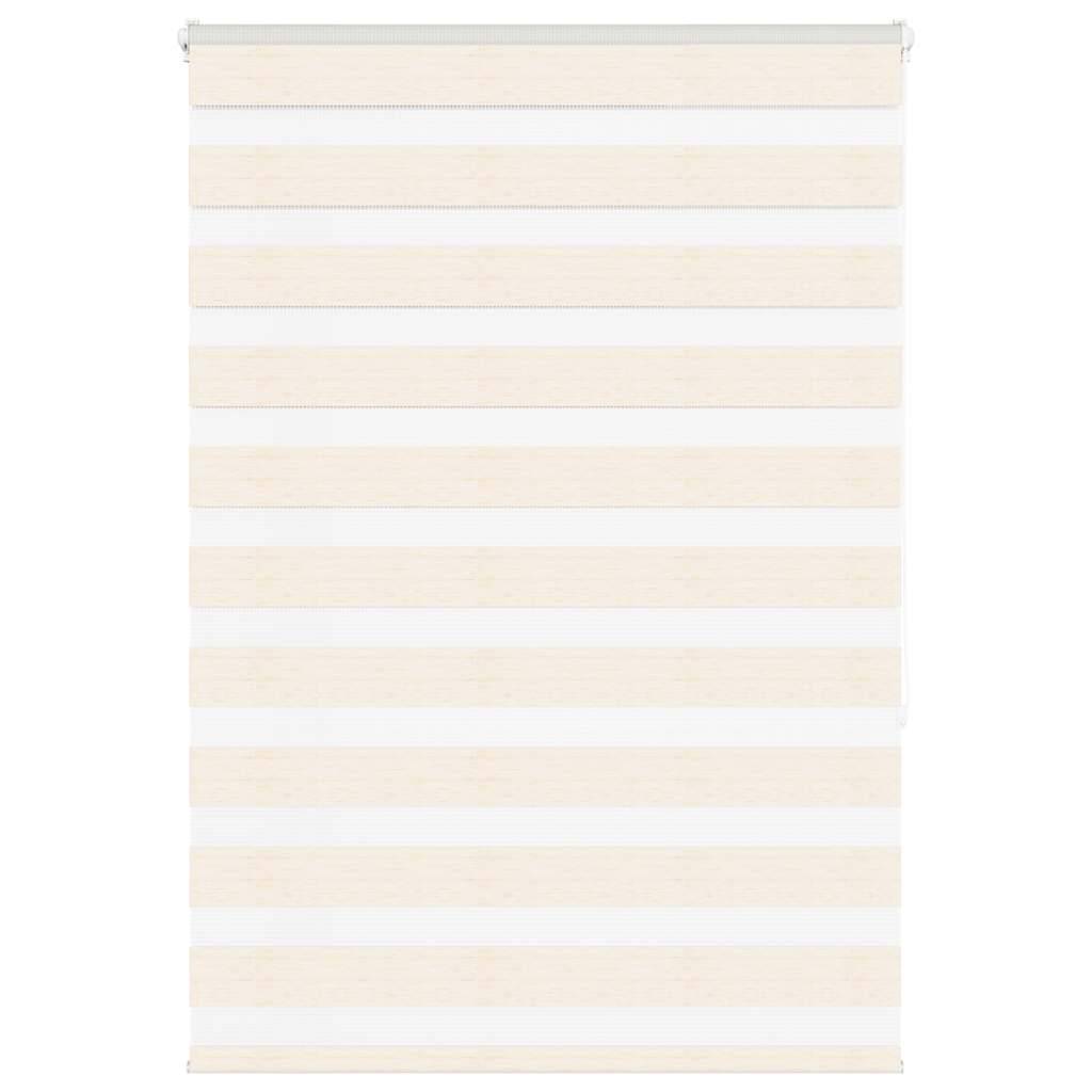vidaXL Zebrarollo Marmorbeige 95x150 cm Stoffbreite 90,9 cm Polyester