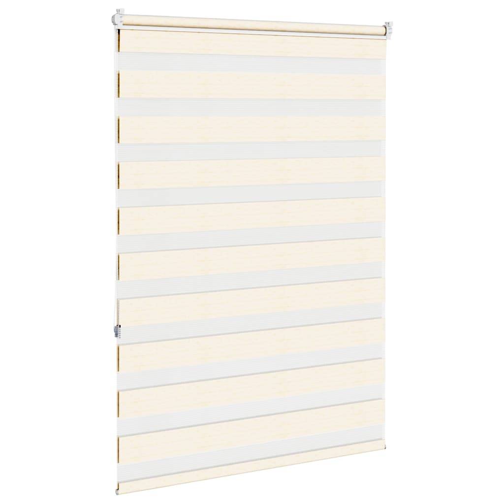 vidaXL Zebrarollo Marmorbeige 95x150 cm Stoffbreite 90,9 cm Polyester