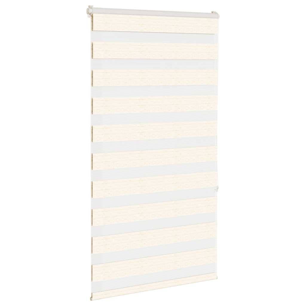 vidaXL Zebrarollo Marmorbeige 80x150 cm Stoffbreite 75,9 cm Polyester