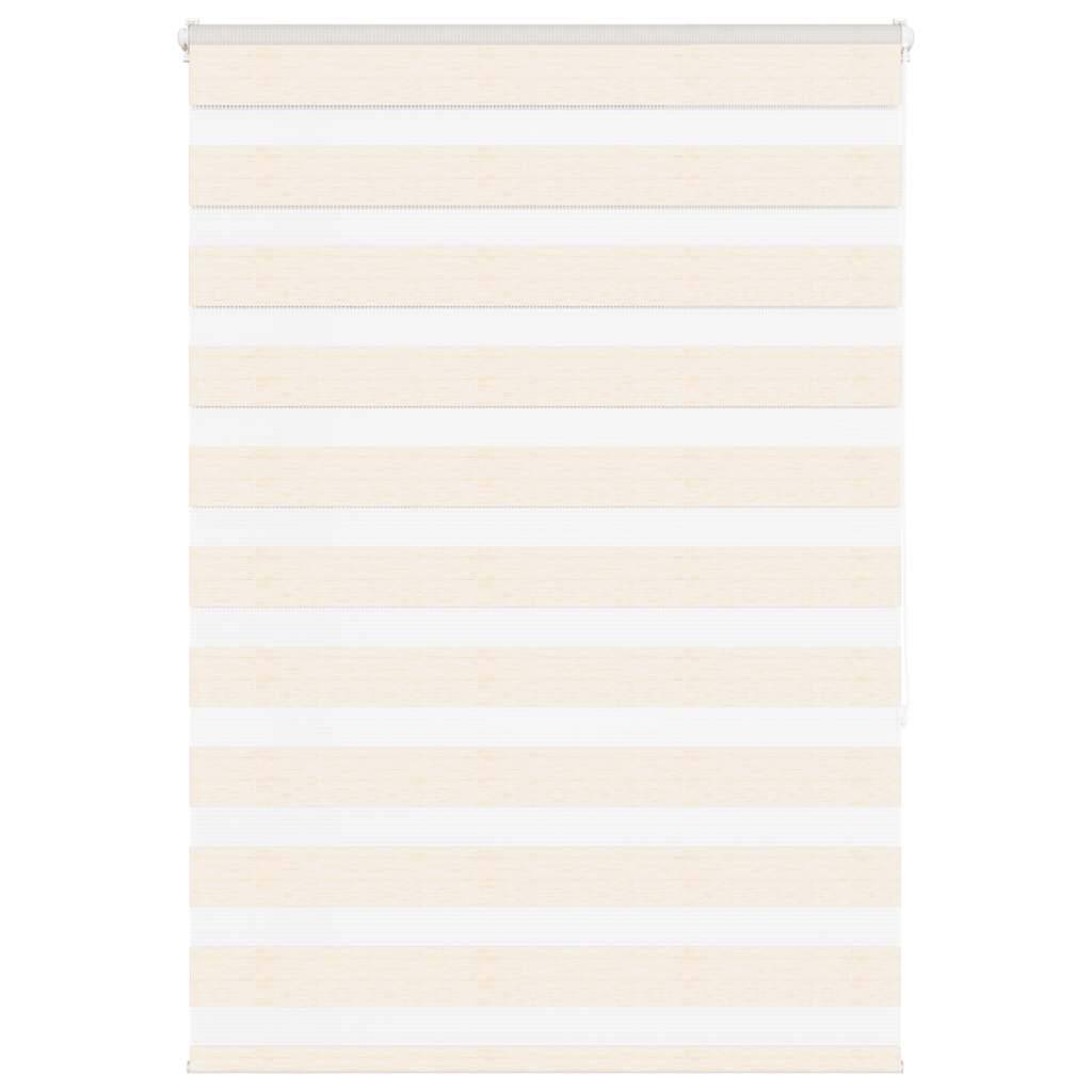 vidaXL Zebrarollo Marmorbeige 105x150cm Stoffbreite 100,9 cm Polyester
