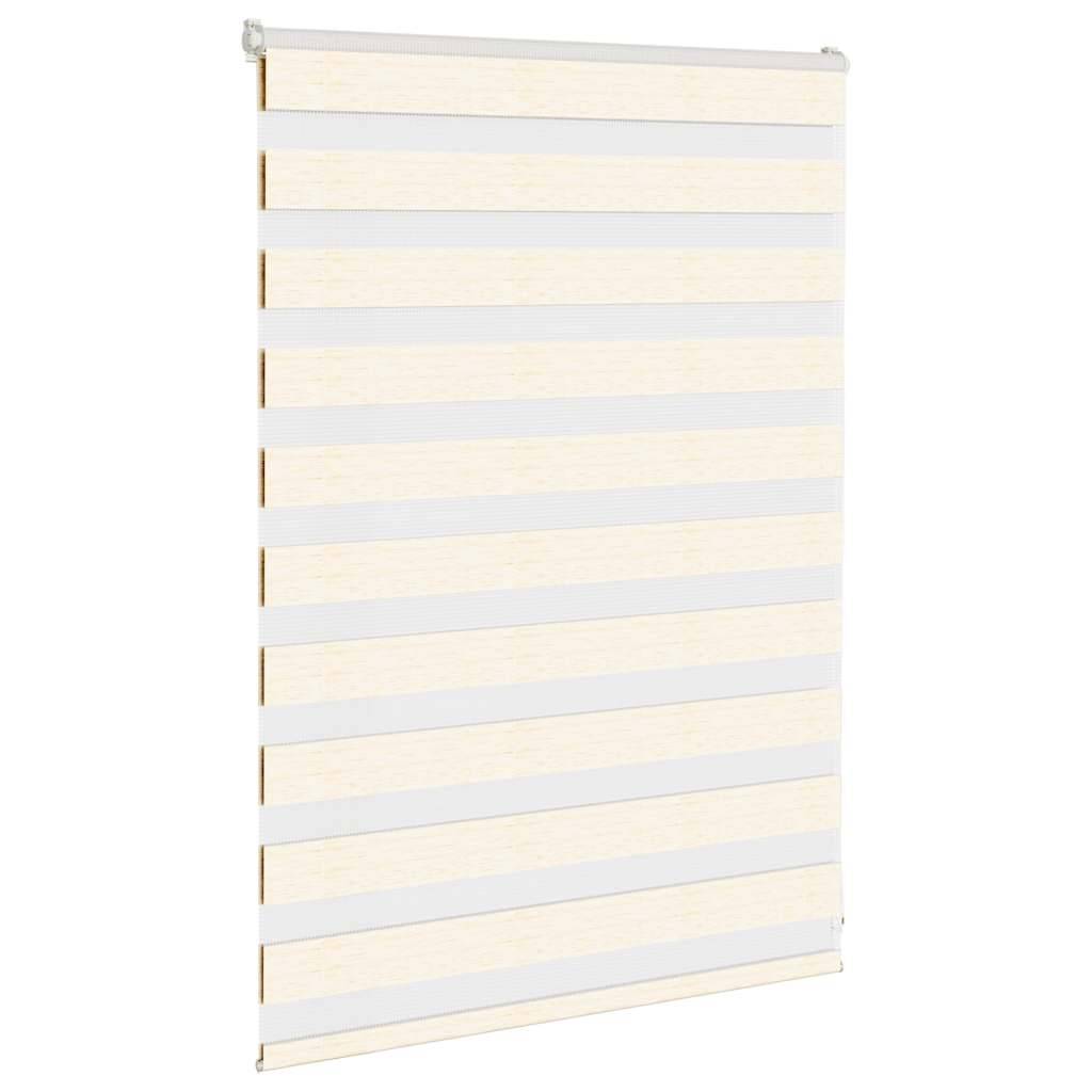 vidaXL Zebrarollo Marmorbeige 110x100cm Stoffbreite 105,9 cm Polyester