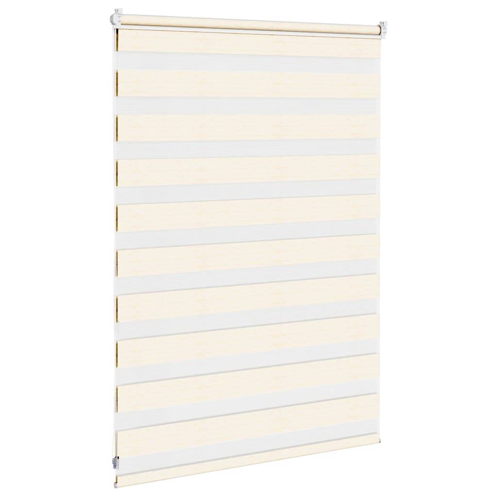 vidaXL Zebrarollo Marmorbeige 110x100cm Stoffbreite 105,9 cm Polyester